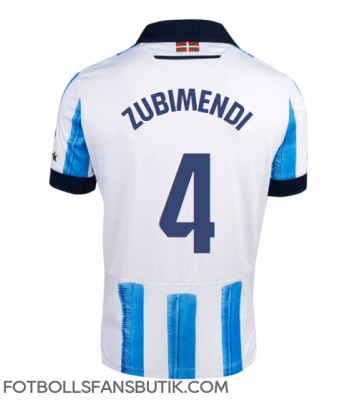 Real Sociedad Martin Zubimendi #4 Replika Hemmatröja 2023-24 Kortärmad